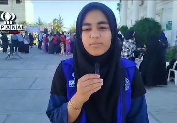 دانش‌آموزان بندر ترکمن با فریاد مرگ بر آمریکا تجدید عهد کردند