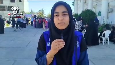 تجدید عهد دانش‌آموزان بندرترکمن با آرمان‌های انقلاب با حضور در راهپیمایی 13 آبان