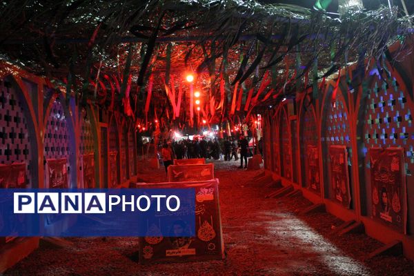 تئاتر دلدادگی در مکان سلسله الذهب نیشابور در شب هفتم محرم 
