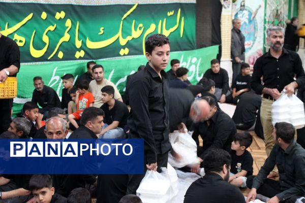 مراسم سوگواری ابا عبدالله در هیات رزمندگان اسلام شهرستان خرامه 