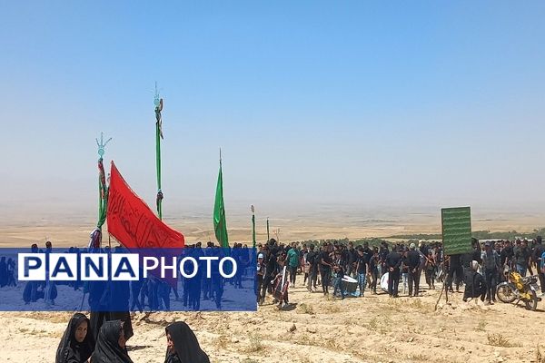 مراسم سوگواری سالار شهیدان حضرت اباعبدالله الحسین (ع) در روستای گزکوه 