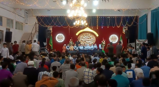 جشن میلاد امام هشتم در نیشابور 