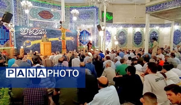 یادواره و افتتاح آستان شهدا در مسیر ایثار