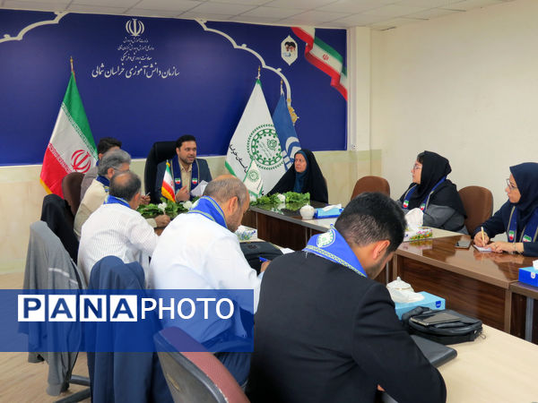 نشست هم‌اندیشی سازمان دانش‌آموزی خراسان شمالی با حضور معاون پرورشی فرهنگی