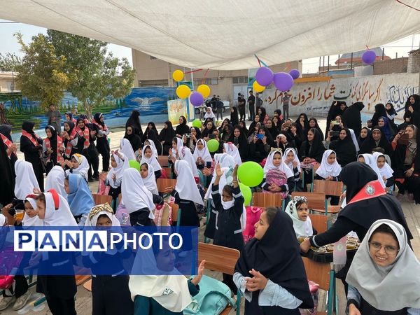 شکوفه‌های بهاری، میهمان مدرسه حدیثه دهنو شدند