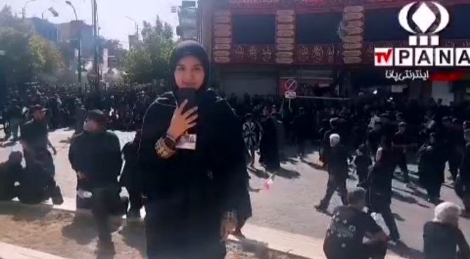 گزارش خبرنگار پانا قم از مراسم یوم العباس در زنجان