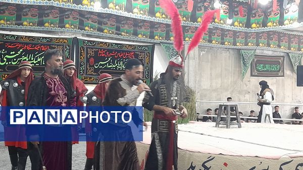 مراسم تعزیه‌خوانی، در روستای مارکده‌