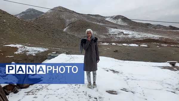 اولین صبح برفی در روستا بتو 