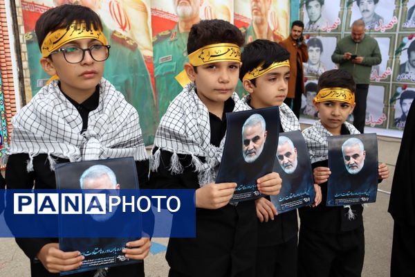 تشییع پیکر مطهر شهید گمنام در جوانرود