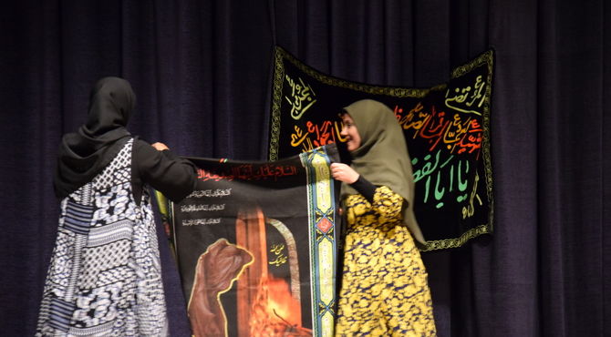 اجرای تئاتر سیاه و سفید به‌مناسبت شهادت حضرت زهرا(س) در کانون پرورش فکری کودکان و نوجوانان البرز