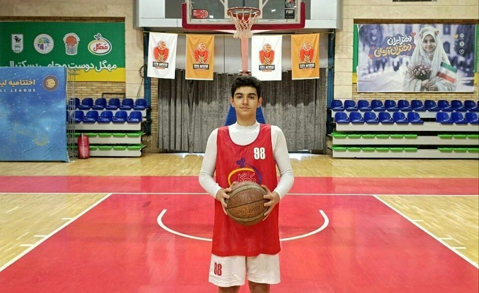 دعوت دانش‌آموز مراغه‌ای، به اردوی تیم ملی زیر ۱۶ سال بسکتبال