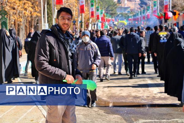 خدمت در مسیر «طریق‌الشهدا» در سالگرد حاج قاسم