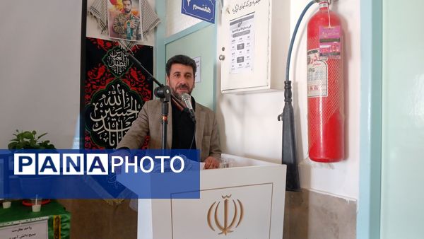 میزبانی دبیرستان نمونه دولتی شهید حاج قاسم سلیمانی شهرستان بن از شهید گمنام