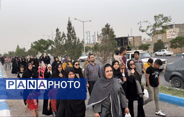 همایش پیاده روی خانوادگی در شهرستان تربت جام