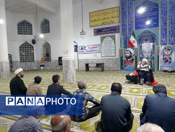 مراسم بزرگداشت شهدای دولت در مسجد جامع آشخانه