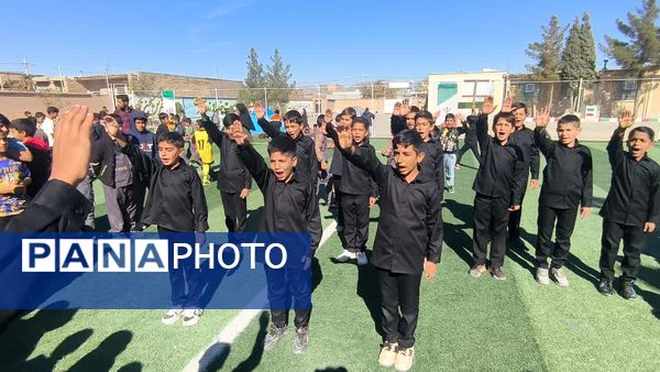 اردوی درون مدرسه ای روز دانش آموز در دبستان شهید پسندیده فدافن 