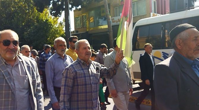 راهپیمایی بشارت نصر در نیشابور 