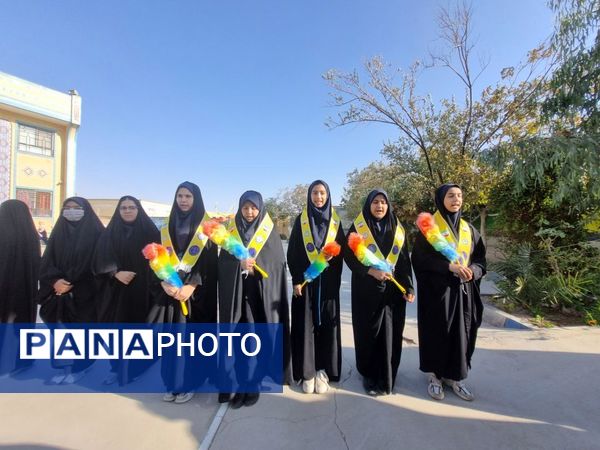 تشییع باشکوه شهید گمنام درسطح مدارس مه ولات