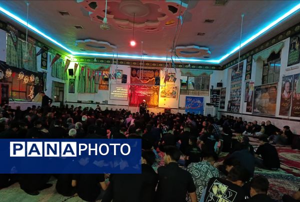 برگزاری مراسم عزاداری شب دوم محرم  در حسینیه شاهزاده علی اکبر 