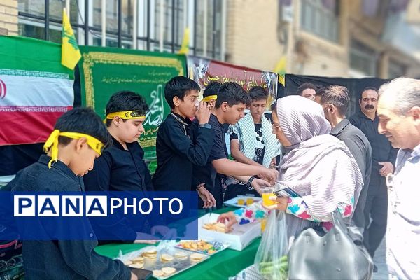 برپایی موکب جاماندگان اربعین حسینی در فیروزکوه