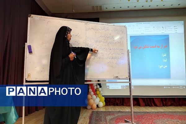 کلاس آموزشی خبرنگاری در کانون مهر تابان نیشابور