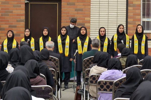 مراسم هفته پژوهش در دبیرستان بانو عفت آهنگری شهرری