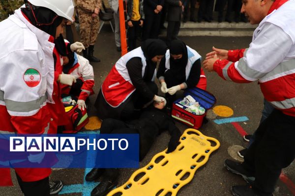 بیست و هفتمین مانور سراسری زلزله در آذربایجان شرقی