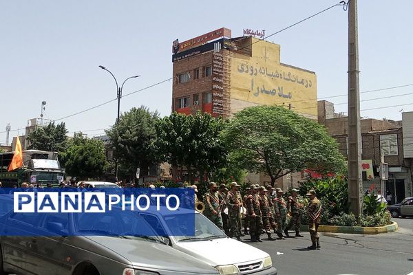 مراسم تشییع پیکر مطهر شهیدان حسن شریفی  و  محمد شاهوردی در ملارد  برگزار شد