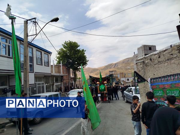 هیات عزاداری شهرستان هوراند در روز تاسوعا