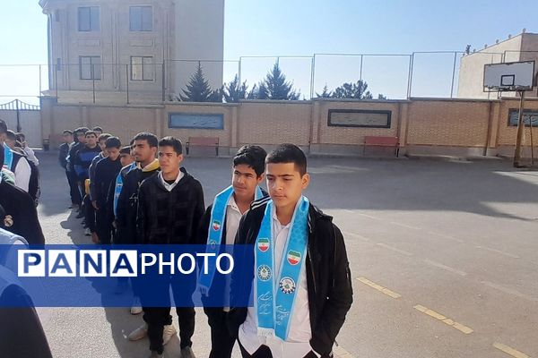 مانور سراسری زلزله در دبیرستان شهید محمدجواد باهنر دماوند