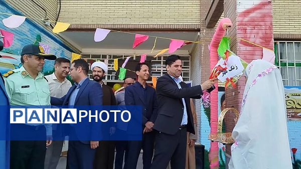 زنگ آغاز سال تحصیلی در مدرسه علقمه شاهد شهرستان قلعه‌گنج