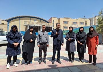 بازدید مسئولان از پروژه‌های طرح شهید عجمیان در مدارس ناحیه ۴ اصفهان