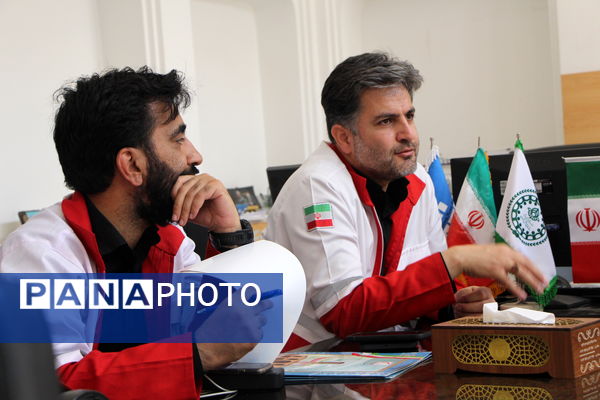 بازدید مدیرعامل جمعیت هلال‌احمر یزد از دفتر خبرگزاری پانا استان یزد