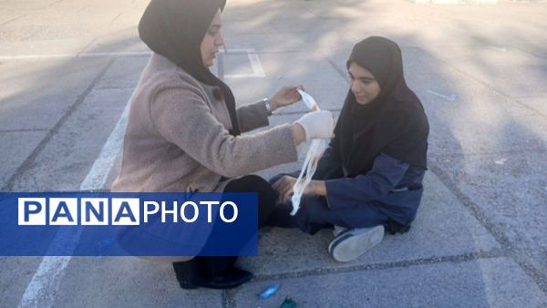 اجرای مانور سراسری زلزله در مدارس منطقه کوهنانی با هدف ارتقای آمادگی دانش‌آموزان