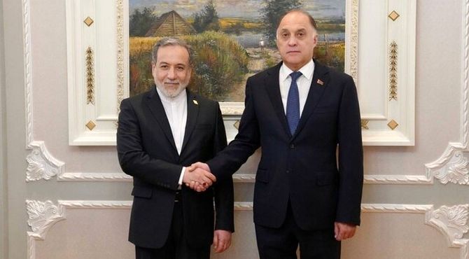 دیدار عراقچی با دبیر شورای امنیت بلاروس