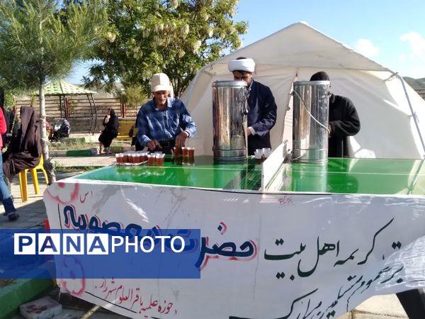 همایش پیاده‌روی خانوادگی و جشن میلاد دهه کرامت در شهرستان راز و جرگلان
