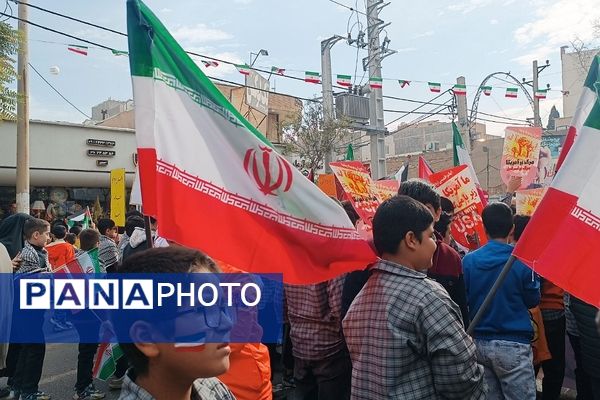  راهپیمایی ۱۳آبان در شهرستان ورامین