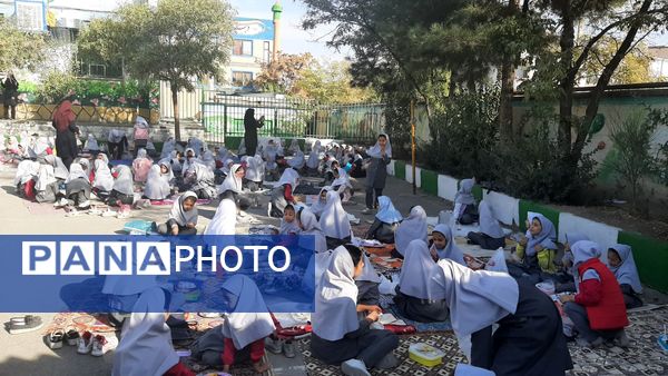 صبح پرانرژی با صبحانه سالم در دبستان نیایش