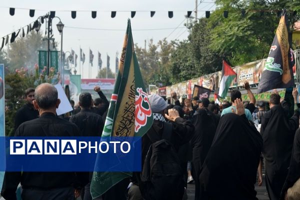 برپایی موکب عشاق الحسین سازمان دانش‌آموزی شهر تهران