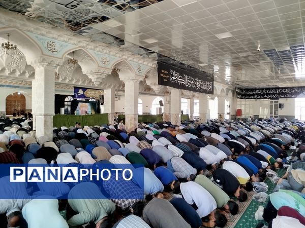 نماز جمعه شهرستان کاشمر با حضور پر رنگ مردم برگزار شد 