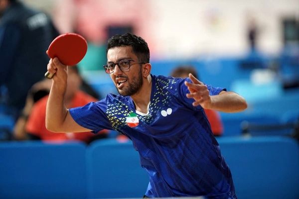 المپیک ناشنوایان؛ پیروزی متقدرانه فرزاد چراغی مقابل پینگ‌پنگ‌باز برزیلی 