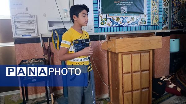 جلوه‌هایی از اعتکاف پسران آشخانه 