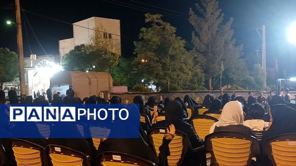 برگزاری مراسم عزاداری شب ششم ماه‌محرم در شهر نیم‌‌ور