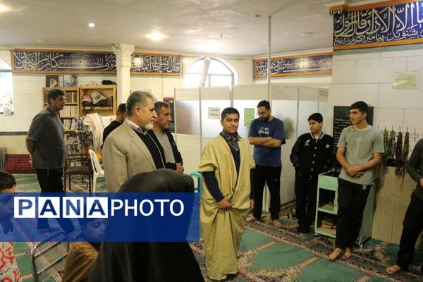  حضور رئیس آموزش‌و‌پرورش فیروزکوه در اعتکاف