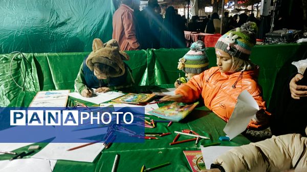 موکب  فرهنگی کودکان در شهرستان کاشمر 