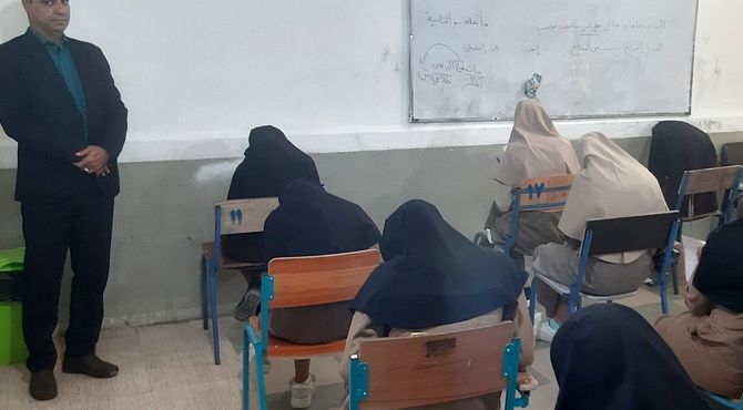 سنجش علمی دانش‌‌‌آموزان مینابی در ایستگاه پایانی 