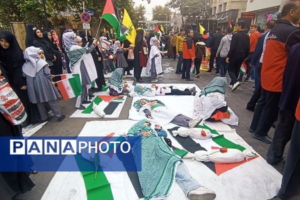  راهپیمایی ۱۳آبان در شهرستان ورامین