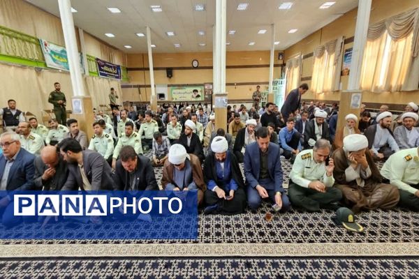 مراسم بزرگداشت شهدای مقاومت و نیروی انتظامی در شهرستان فاروج 