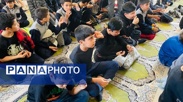 مراسم شهادت حضرت زهرا (س) در مدرسه معلم آشخانه 
