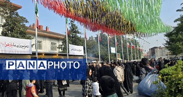 مراسم تشییع پیکر هفت شهید گمنام در رشت